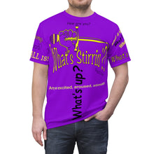 Load image into Gallery viewer, Unisex What&#39;s Stirrin&#39;?! Definition (Purple, Black/Yellow)