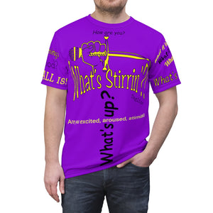 Unisex What's Stirrin'?! Definition (Purple, Black/Yellow)