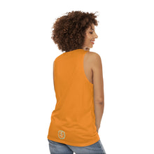 Load image into Gallery viewer, Women&#39;s Tank Top What&#39;s Stirrin&#39;?! Main (Orange, Aqua/White)