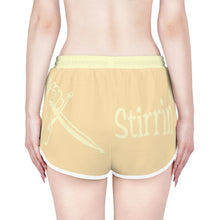 Load image into Gallery viewer, Women&#39;s Relaxed Shorts What&#39;s Stirrin&#39;?! Main(Peach, Cream)