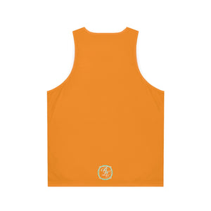 Women's Tank Top What's Stirrin'?! Main (Orange, Aqua/White)