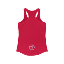 Load image into Gallery viewer, What&#39;s Stirrin&#39;?! Main Women&#39;s Racerback Tank (Red, Baby Blue/White)