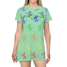 Load image into Gallery viewer, BW York Women&#39;s Elevate T-Shirt Dress (Mint)