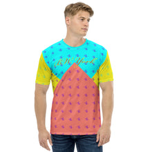 Load image into Gallery viewer, BW Covering Men&#39;s T-shirt (Yellow, Aqua, Salmon, Indigo)