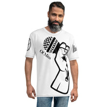 Load image into Gallery viewer, Men&#39;s T-Shirt What&#39;s Stirrin&#39;?! Of Mics and Pens(White, Black)