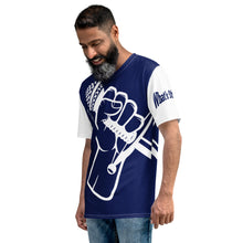 Load image into Gallery viewer, Men&#39;s T-Shirt What&#39;s Stirrin&#39;?! Of Mics and Pens(Navy Blue, White)