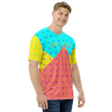 Load image into Gallery viewer, BW Covering Men&#39;s T-shirt (Yellow, Aqua, Salmon, Indigo)