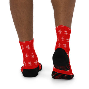 BW York Red Ankle socks