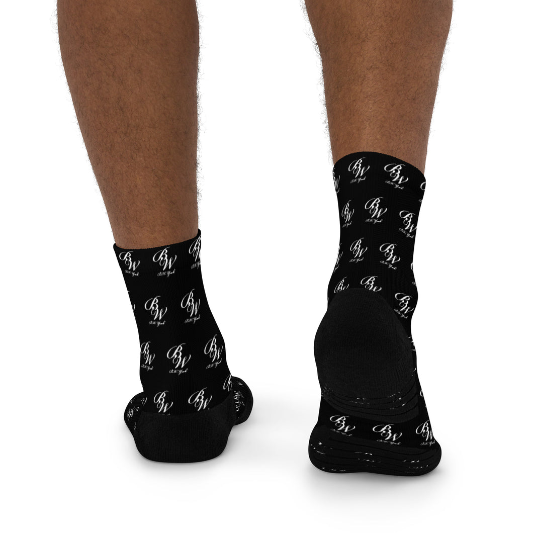 BW York Black/White Ankle socks