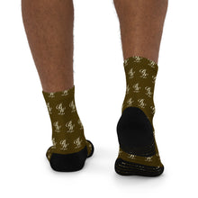 Load image into Gallery viewer, BW York Brown, Khaki, and White Ankle socks