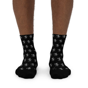 BW York Black/White Ankle socks