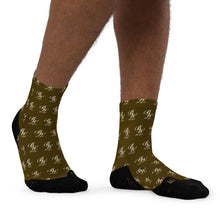 Load image into Gallery viewer, BW York Brown, Khaki, and White Ankle socks