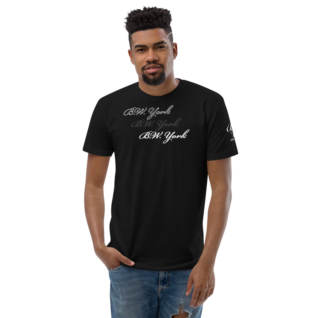 BW Triple Short Sleeve T-shirt (Black, White)