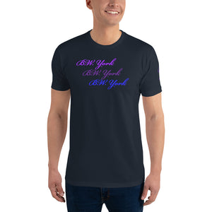 BW York Triple Short Sleeve T-shirt (Violet, Indigo, Blue)