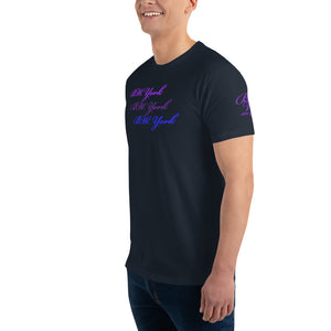 BW York Triple Short Sleeve T-shirt (Violet, Indigo, Blue)