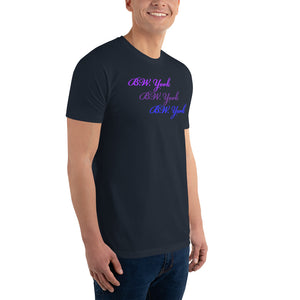 BW York Triple Short Sleeve T-shirt (Violet, Indigo, Blue)