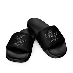 BW York Men’s slides(Black/White)