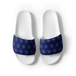 BW Navy Blue, Blue and White Men’s slides