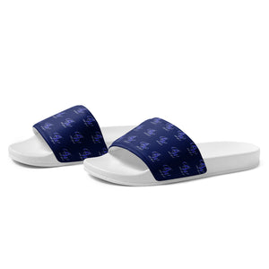 BW Navy Blue, Blue and White Men’s slides